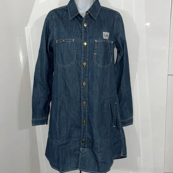Lee | Dresses | Vintage Lee Union Made Denim Dress | Poshmark